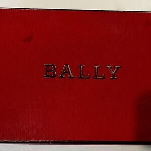 BALLY Ellyane 35 Black Leather Block Heel Loafers